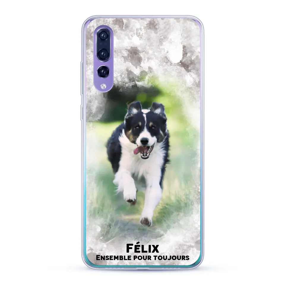 Cadre aquarelle - Coque de téléphone personnalisée