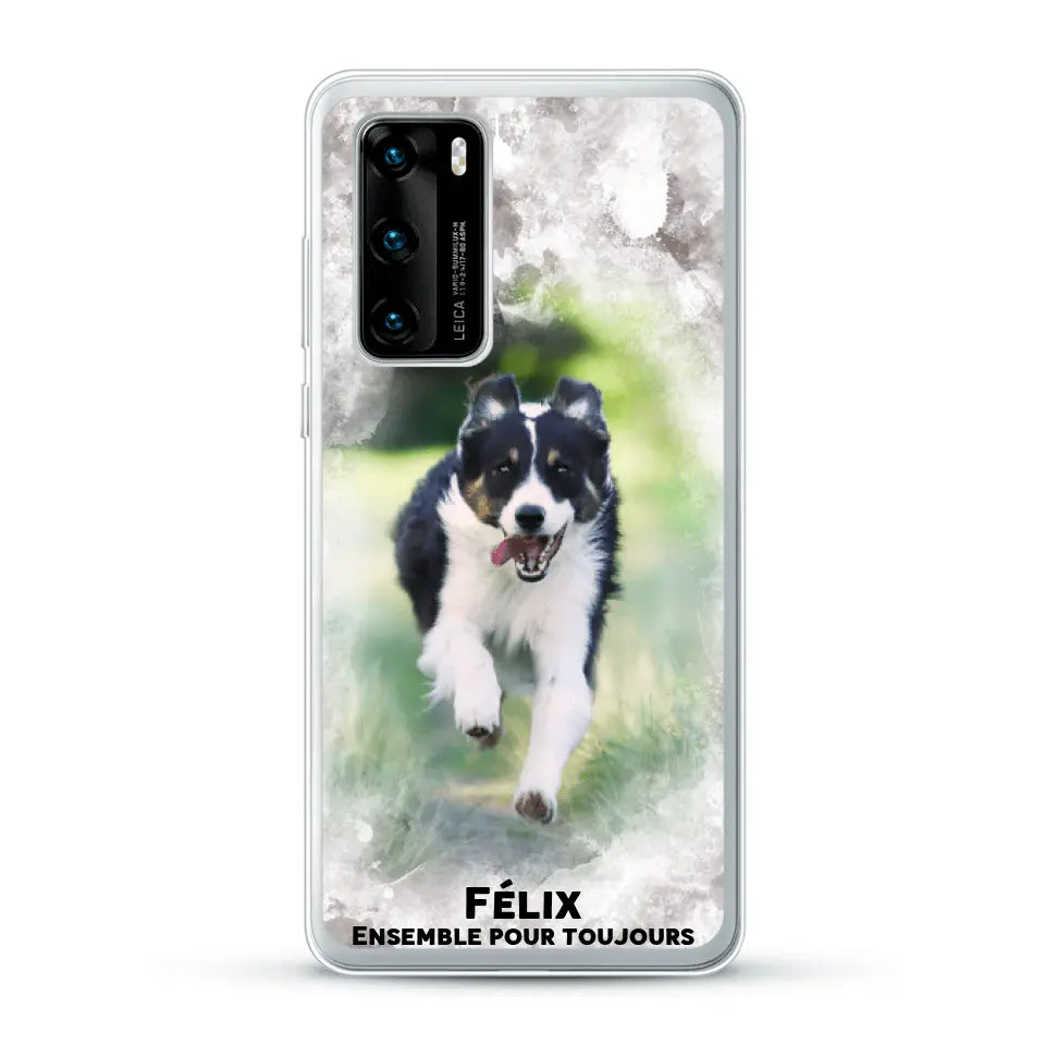 Cadre aquarelle - Coque de téléphone personnalisée