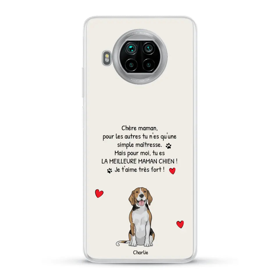 Meilleure maman chien du monde - Coque de téléphone personnalisée