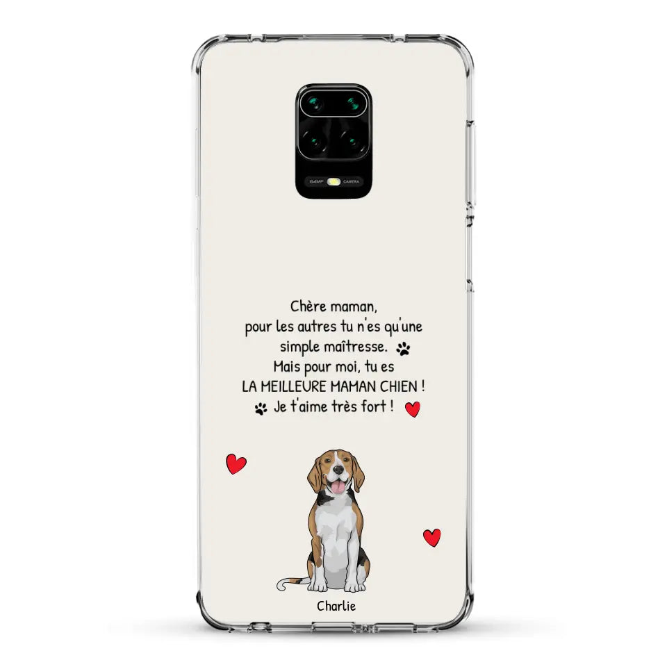 Meilleure maman chien du monde - Coque de téléphone personnalisée