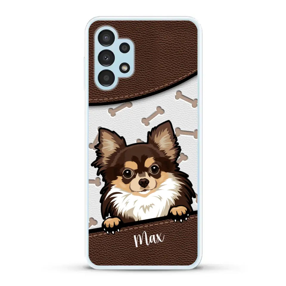 Chiens aspect cuir - Coque de téléphone personnalisée