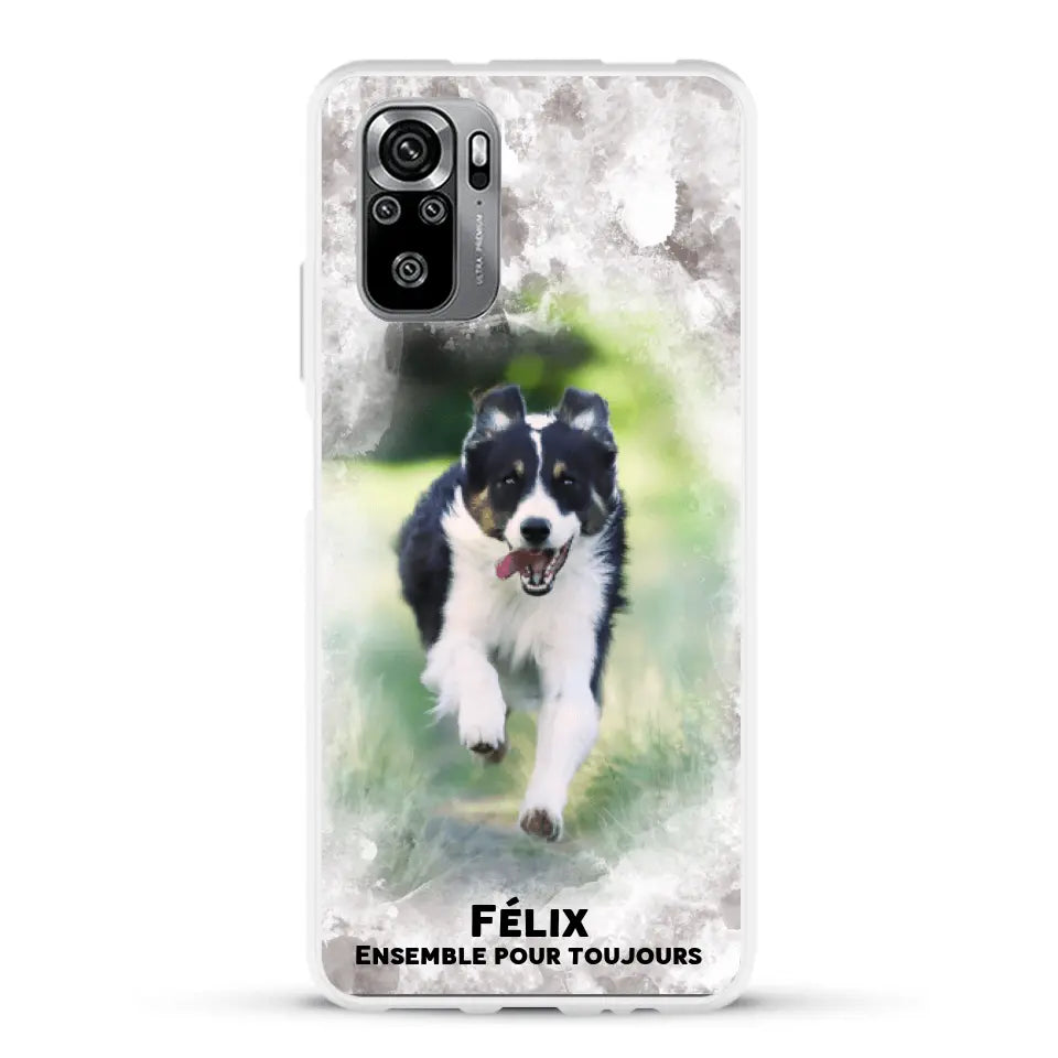 Cadre aquarelle - Coque de téléphone personnalisée