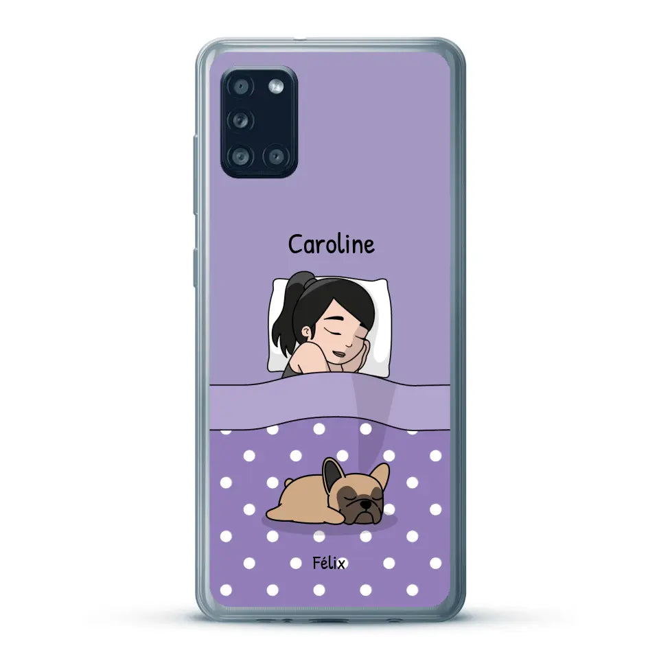 Câlins avec mes amis à poils - Coque de téléphone personnalisée