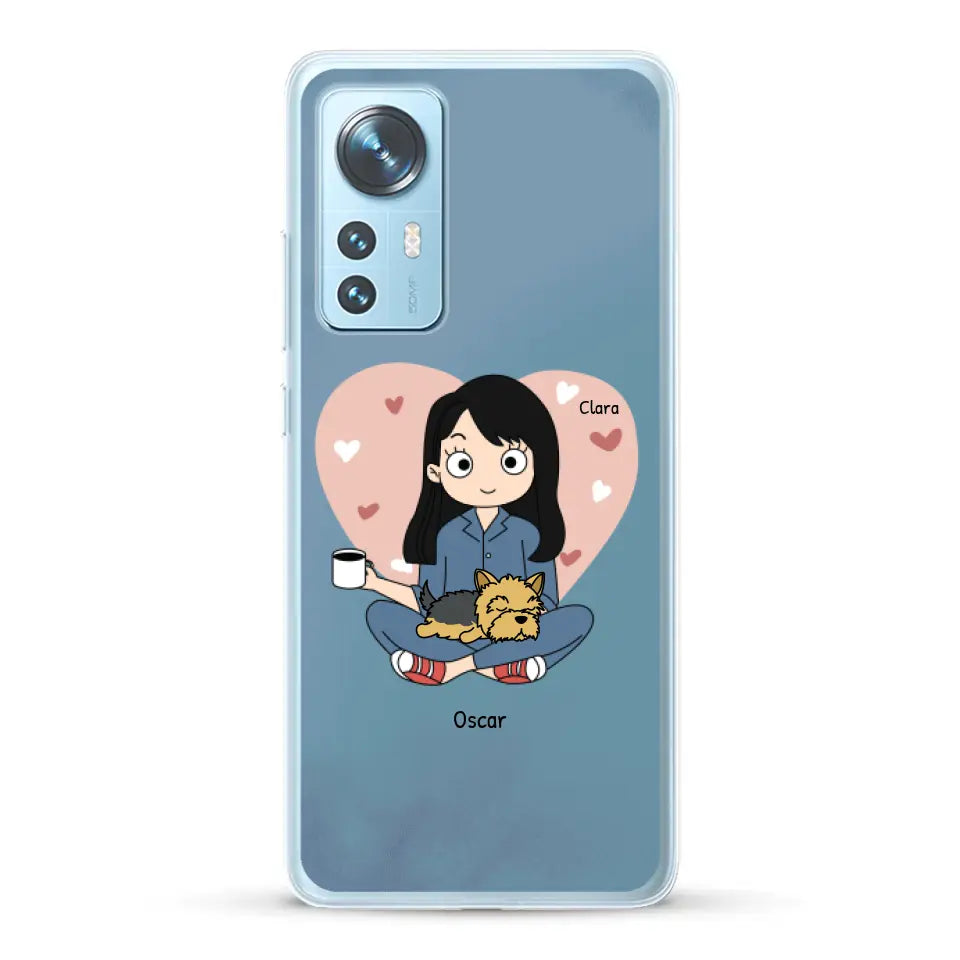 Maman chien BD - Coque de téléphone personnalisé