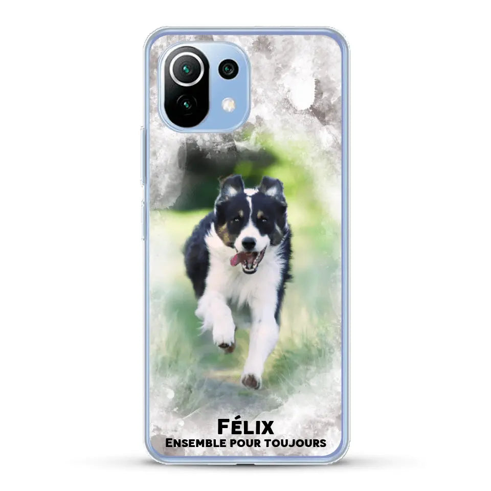 Cadre aquarelle - Coque de téléphone personnalisée