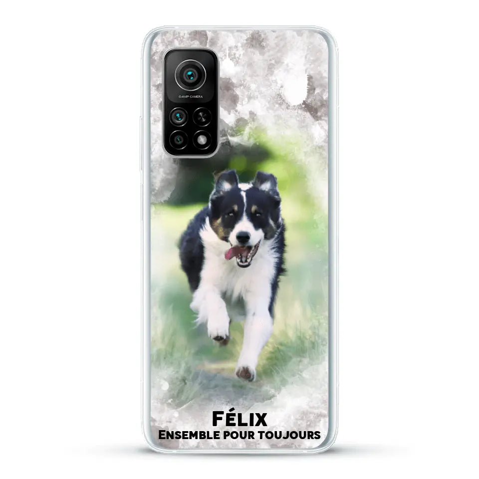 Cadre aquarelle - Coque de téléphone personnalisée