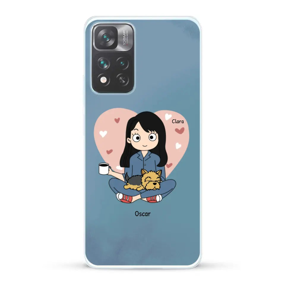 Maman chien BD - Coque de téléphone personnalisé