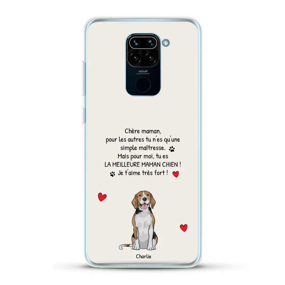 Meilleure maman chien du monde - Coque de téléphone personnalisée