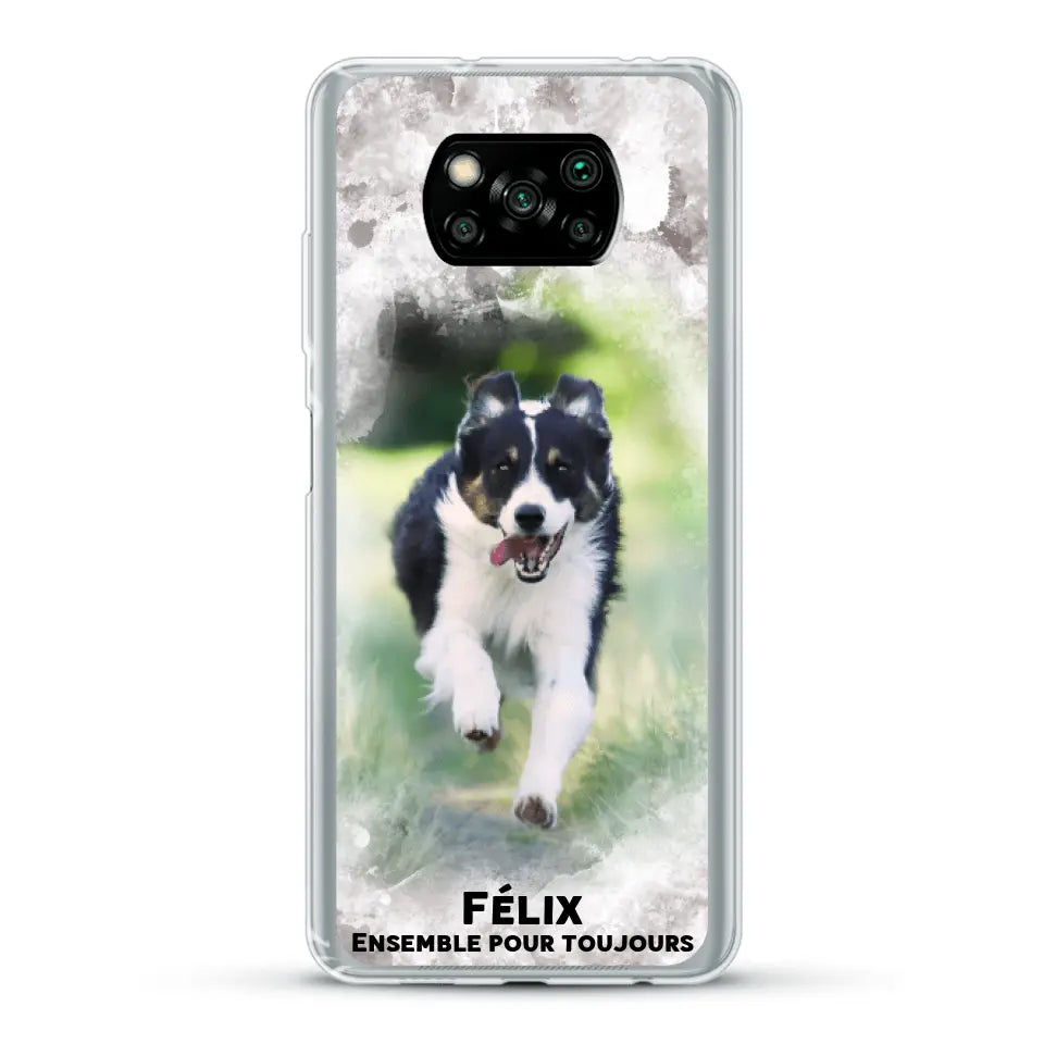 Cadre aquarelle - Coque de téléphone personnalisée