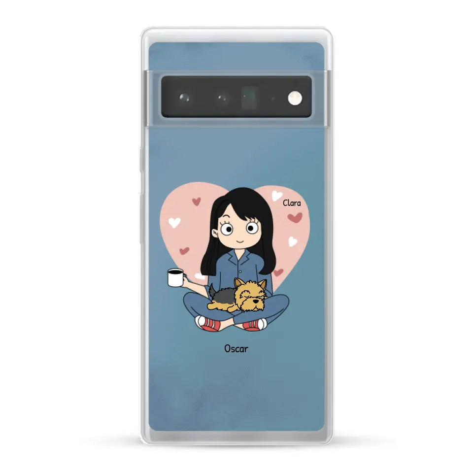 Maman chien BD - Coque de téléphone personnalisé