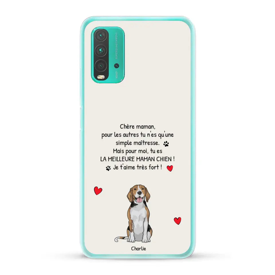 Meilleure maman chien du monde - Coque de téléphone personnalisée