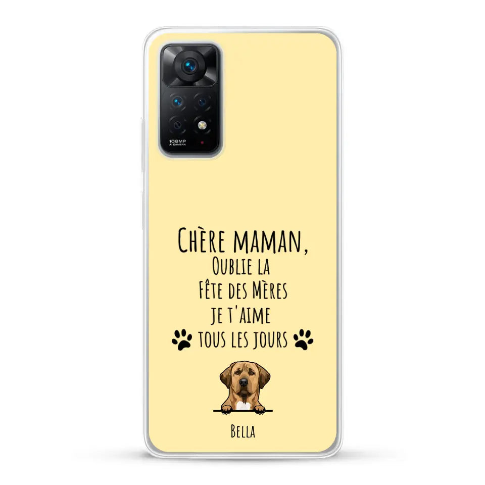 Oublie la Fête des Mères - Coque de téléphone personnalisée