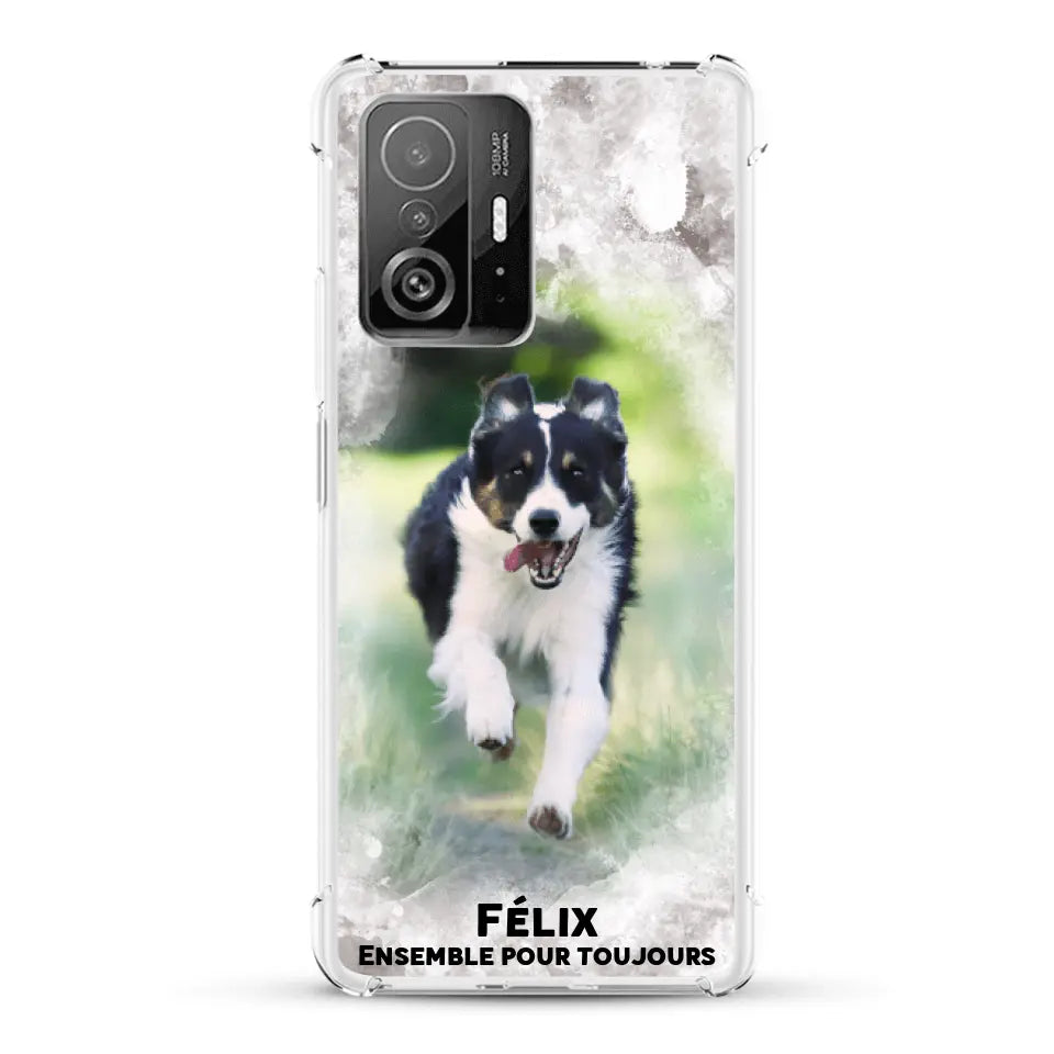 Cadre aquarelle - Coque de téléphone personnalisée