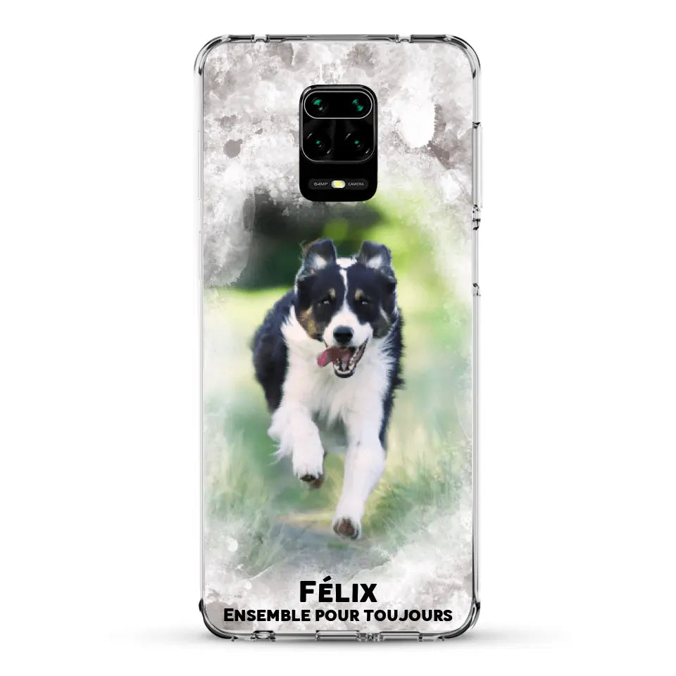 Cadre aquarelle - Coque de téléphone personnalisée