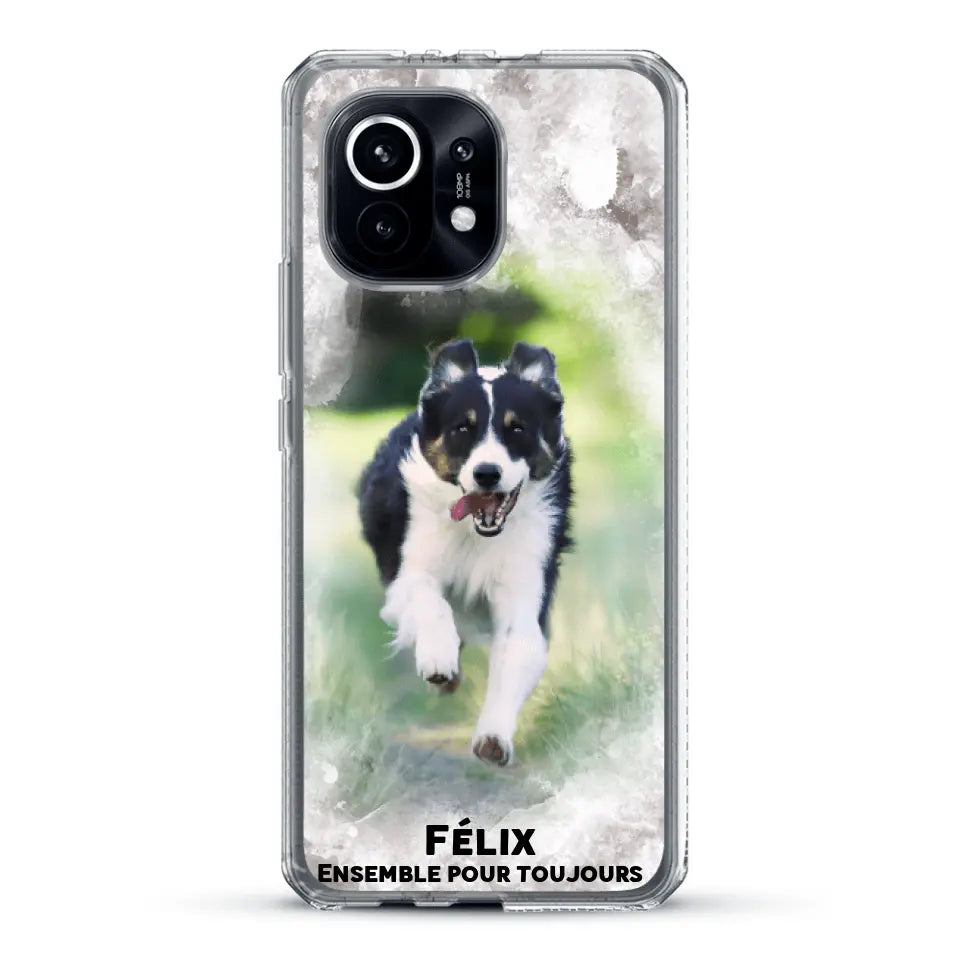 Cadre aquarelle - Coque de téléphone personnalisée