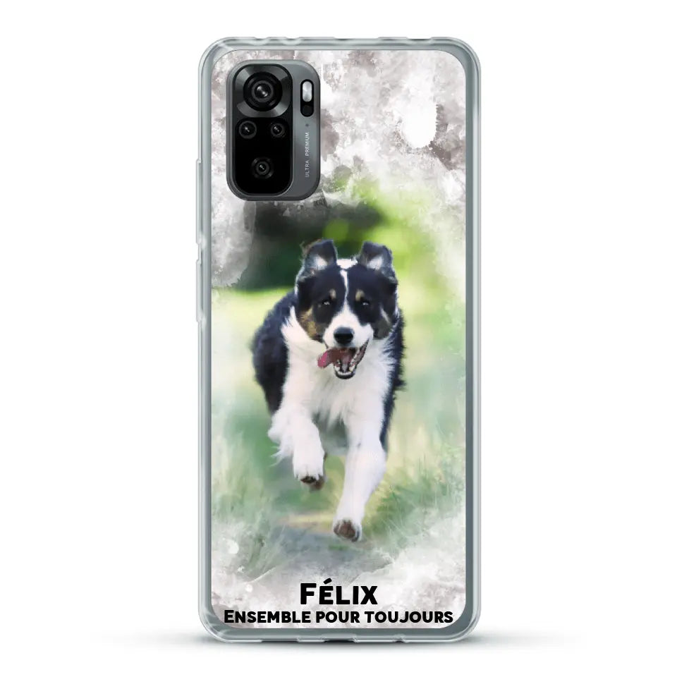 Cadre aquarelle - Coque de téléphone personnalisée