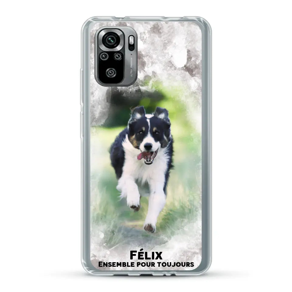 Cadre aquarelle - Coque de téléphone personnalisée