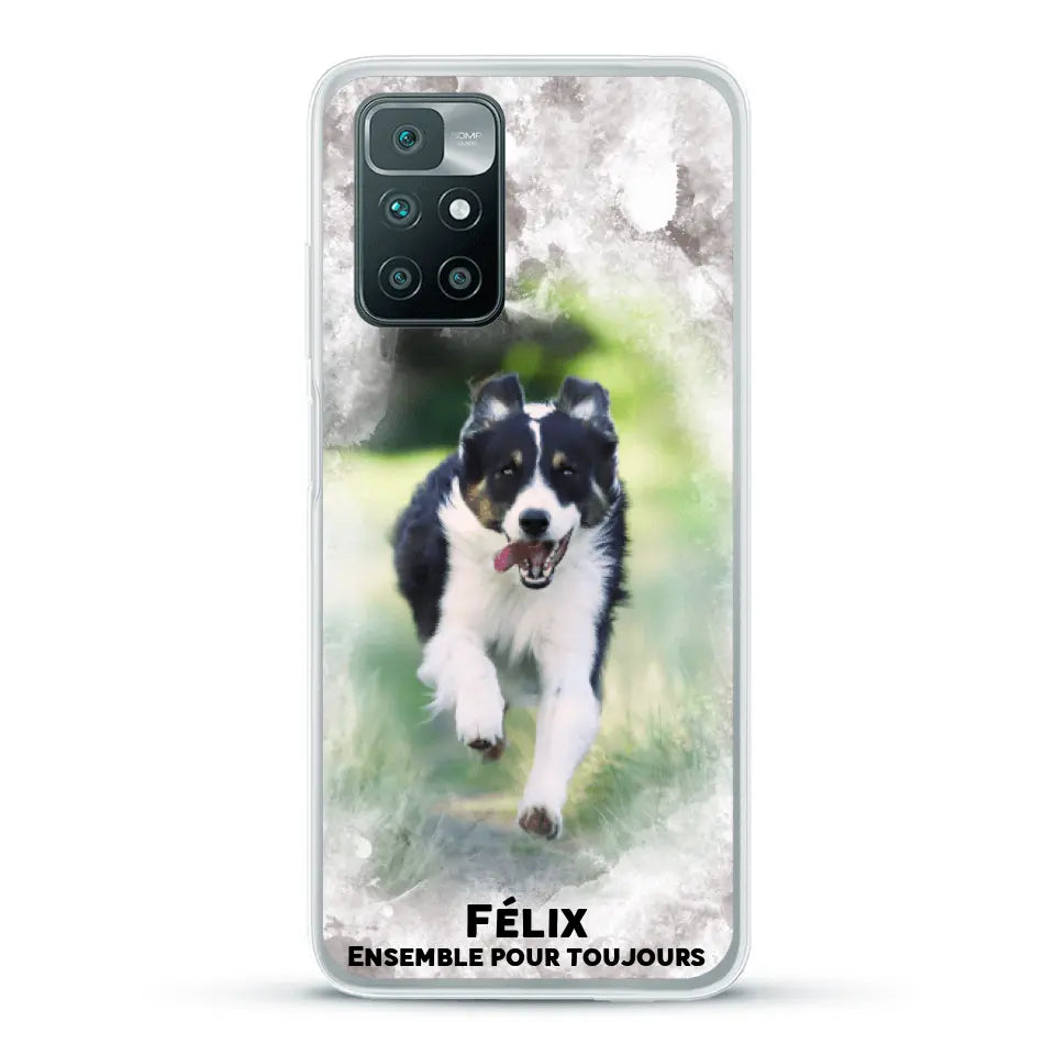 Cadre aquarelle - Coque de téléphone personnalisée
