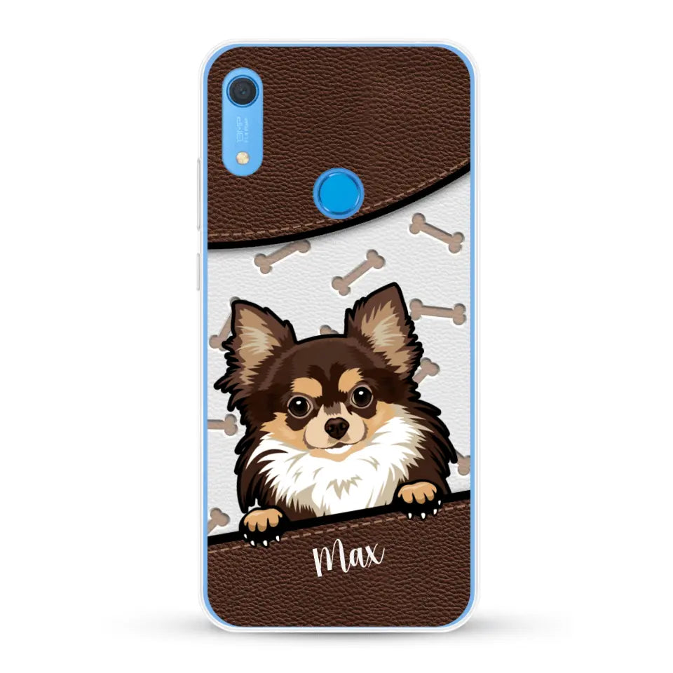 Chiens aspect cuir - Coque de téléphone personnalisée