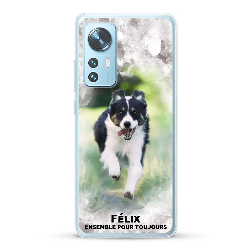 Cadre aquarelle - Coque de téléphone personnalisée