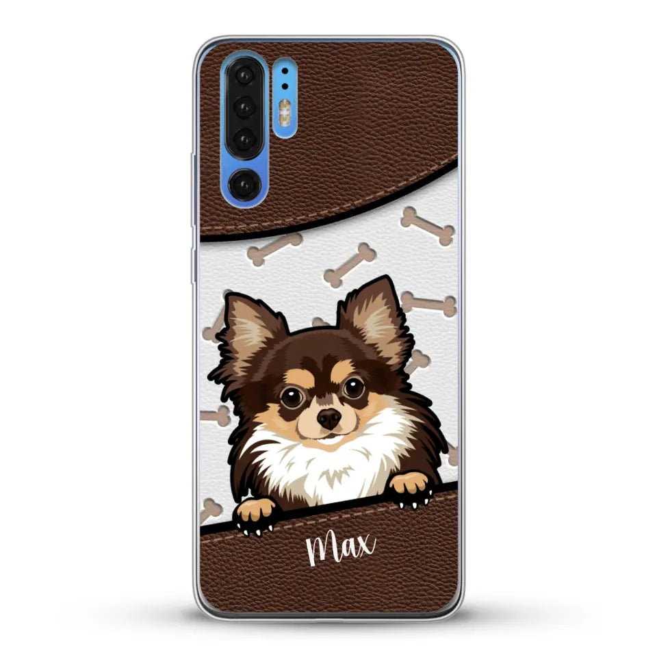 Chiens aspect cuir - Coque de téléphone personnalisée