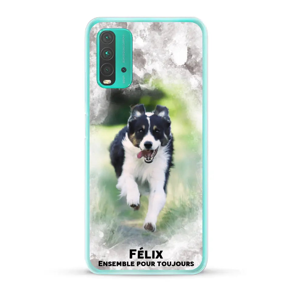 Cadre aquarelle - Coque de téléphone personnalisée