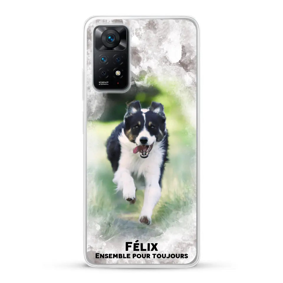 Cadre aquarelle - Coque de téléphone personnalisée