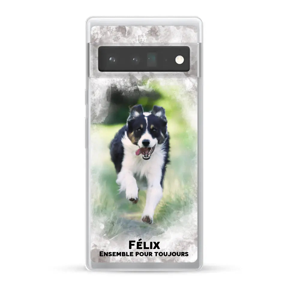 Cadre aquarelle - Coque de téléphone personnalisée