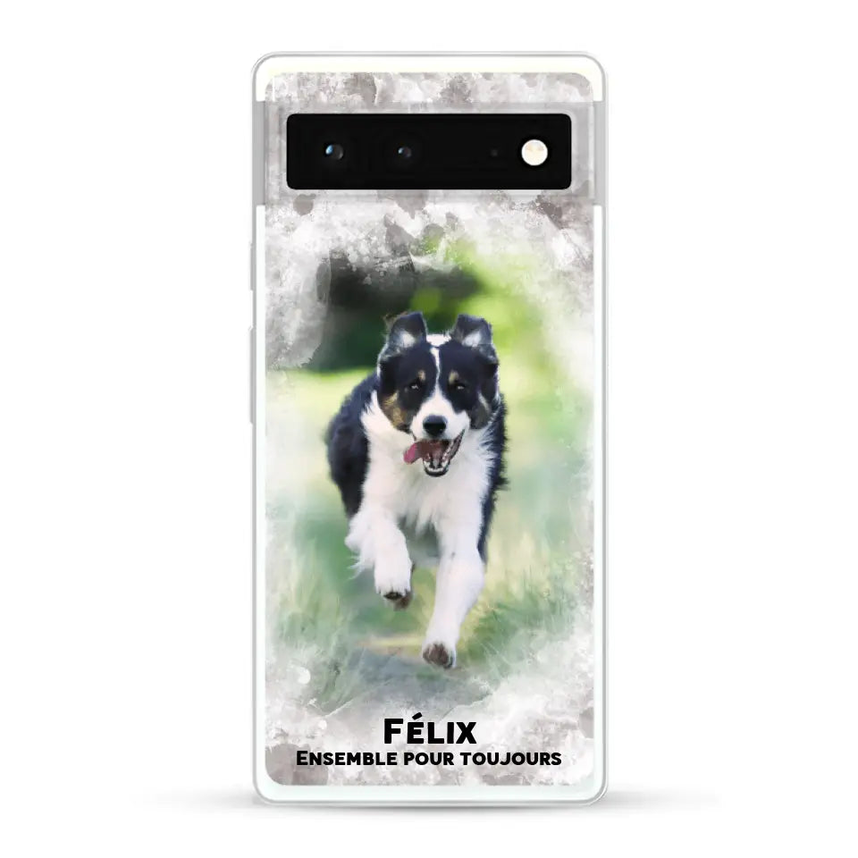 Cadre aquarelle - Coque de téléphone personnalisée