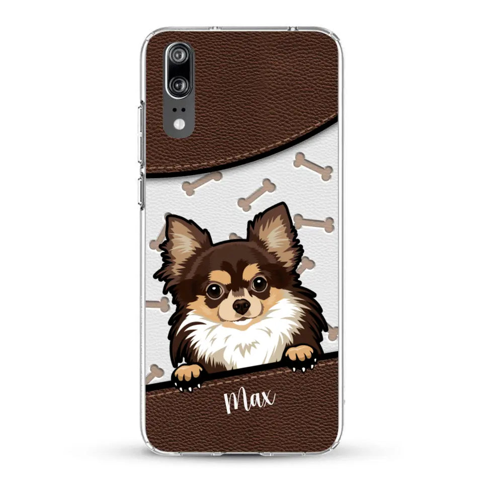 Chiens aspect cuir - Coque de téléphone personnalisée