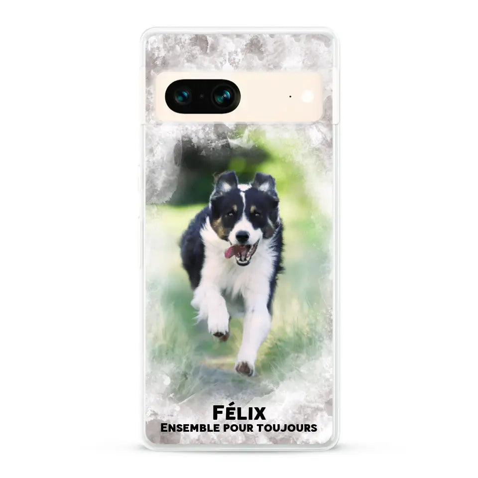 Cadre aquarelle - Coque de téléphone personnalisée