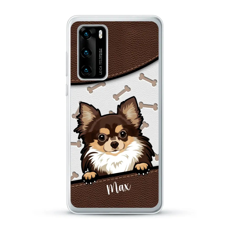 Chiens aspect cuir - Coque de téléphone personnalisée