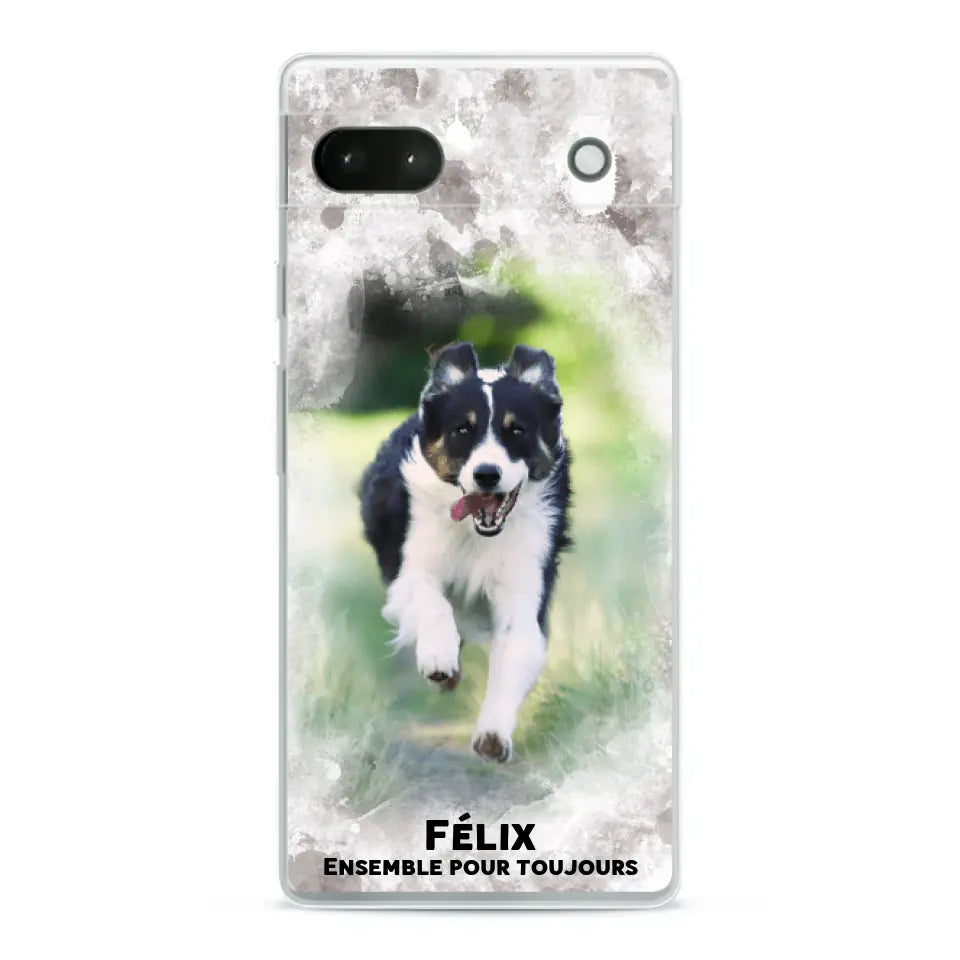 Cadre aquarelle - Coque de téléphone personnalisée