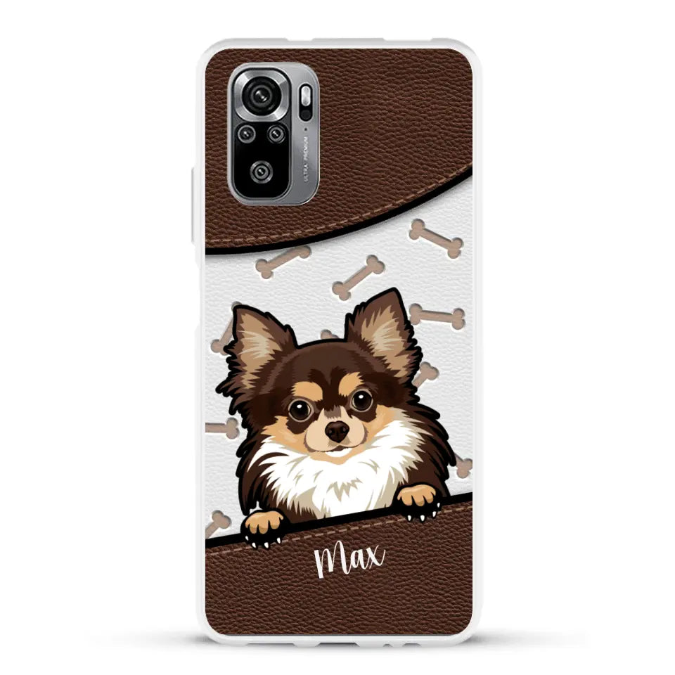 Chiens aspect cuir - Coque de téléphone personnalisée