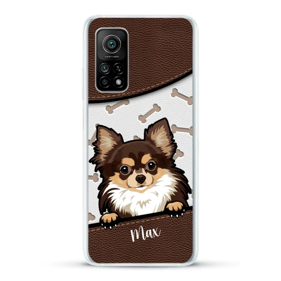 Chiens aspect cuir - Coque de téléphone personnalisée