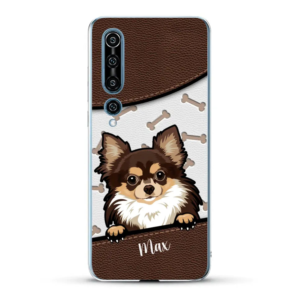 Chiens aspect cuir - Coque de téléphone personnalisée