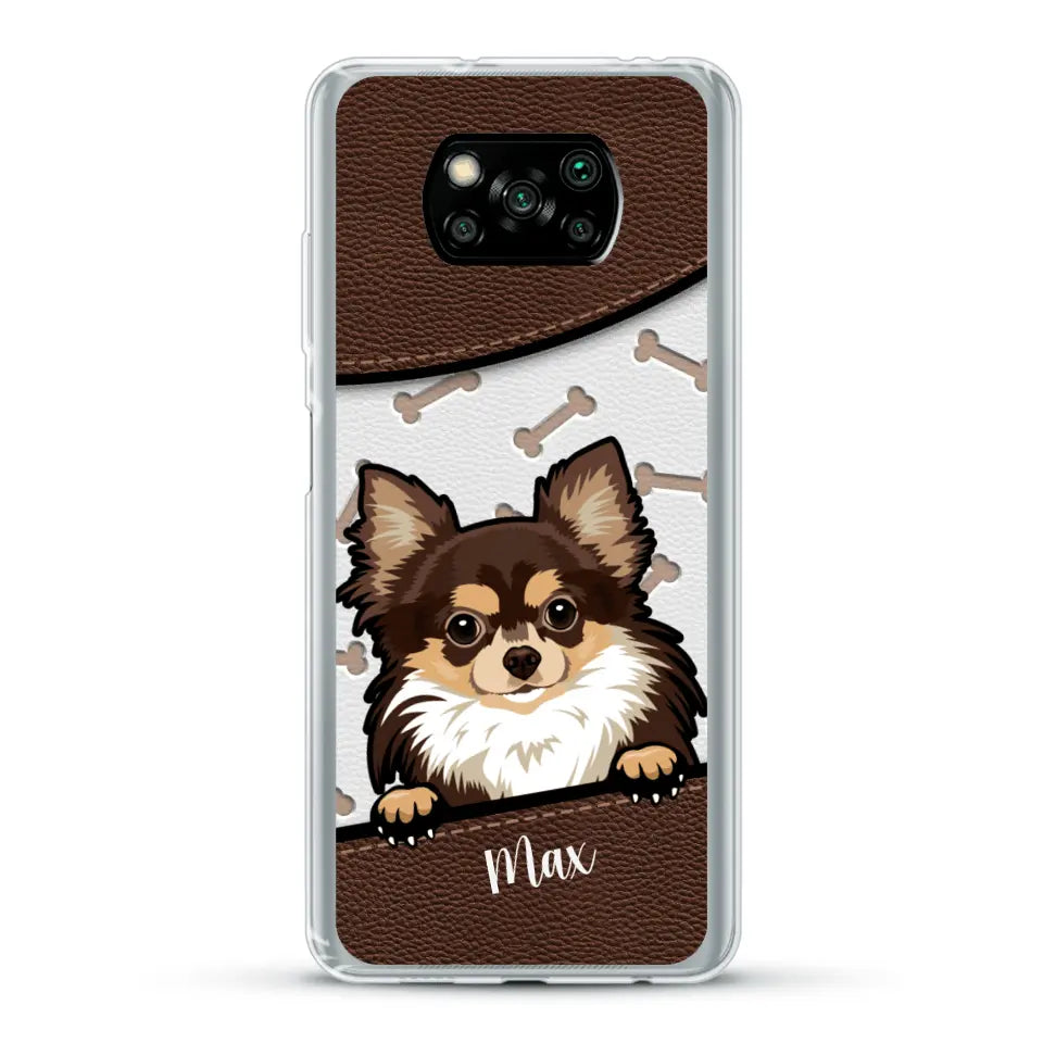 Chiens aspect cuir - Coque de téléphone personnalisée