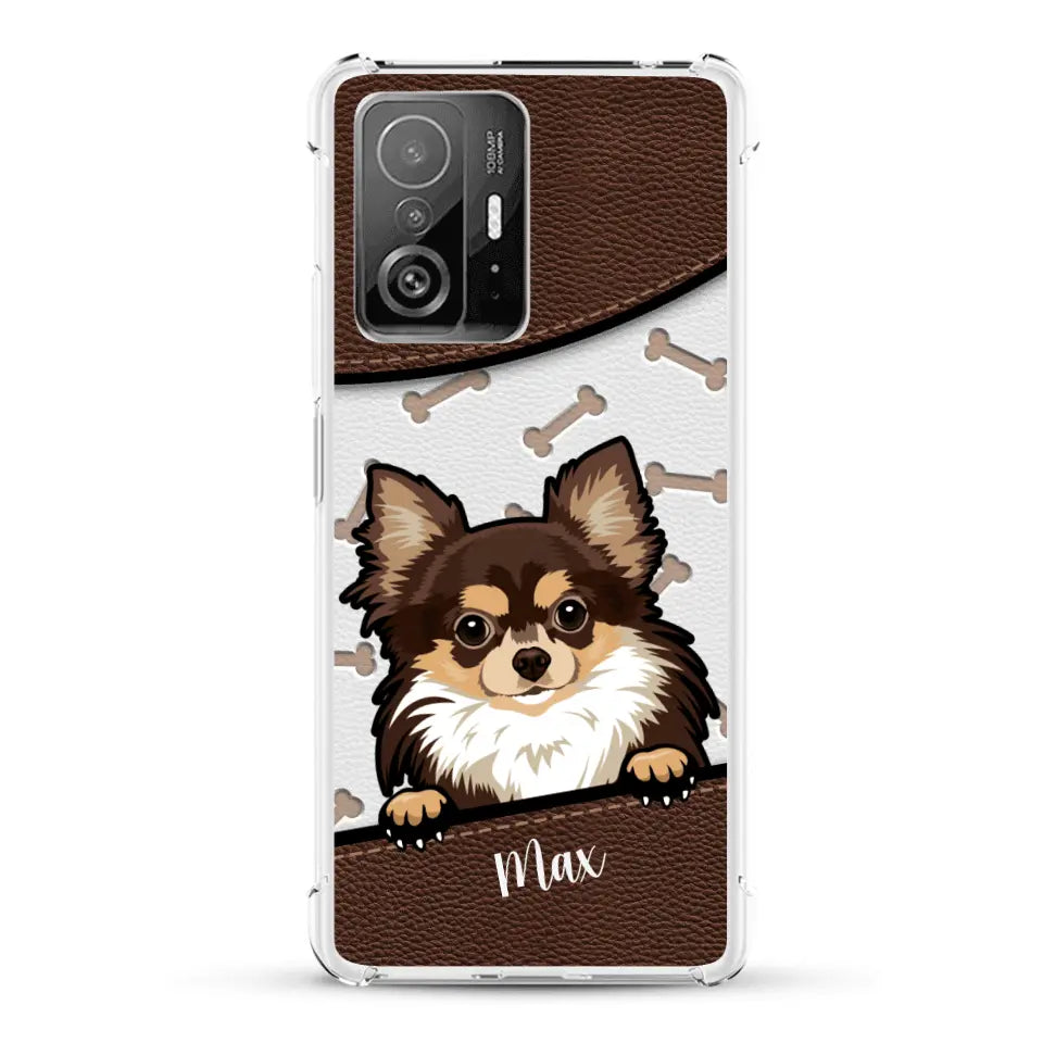 Chiens aspect cuir - Coque de téléphone personnalisée