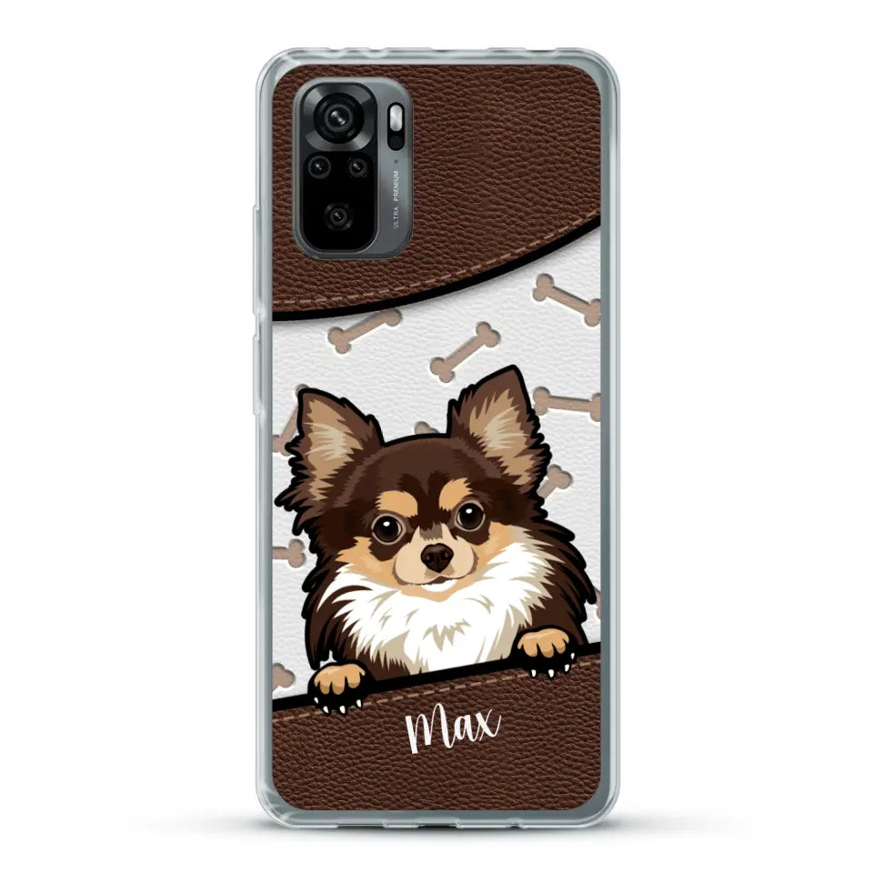 Chiens aspect cuir - Coque de téléphone personnalisée