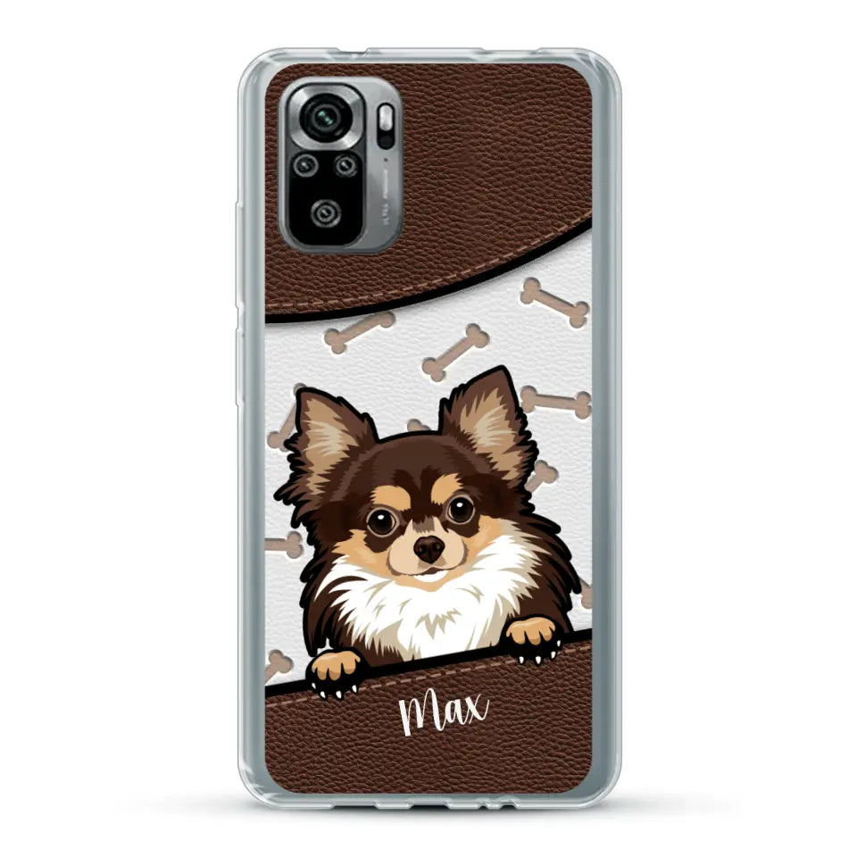 Chiens aspect cuir - Coque de téléphone personnalisée