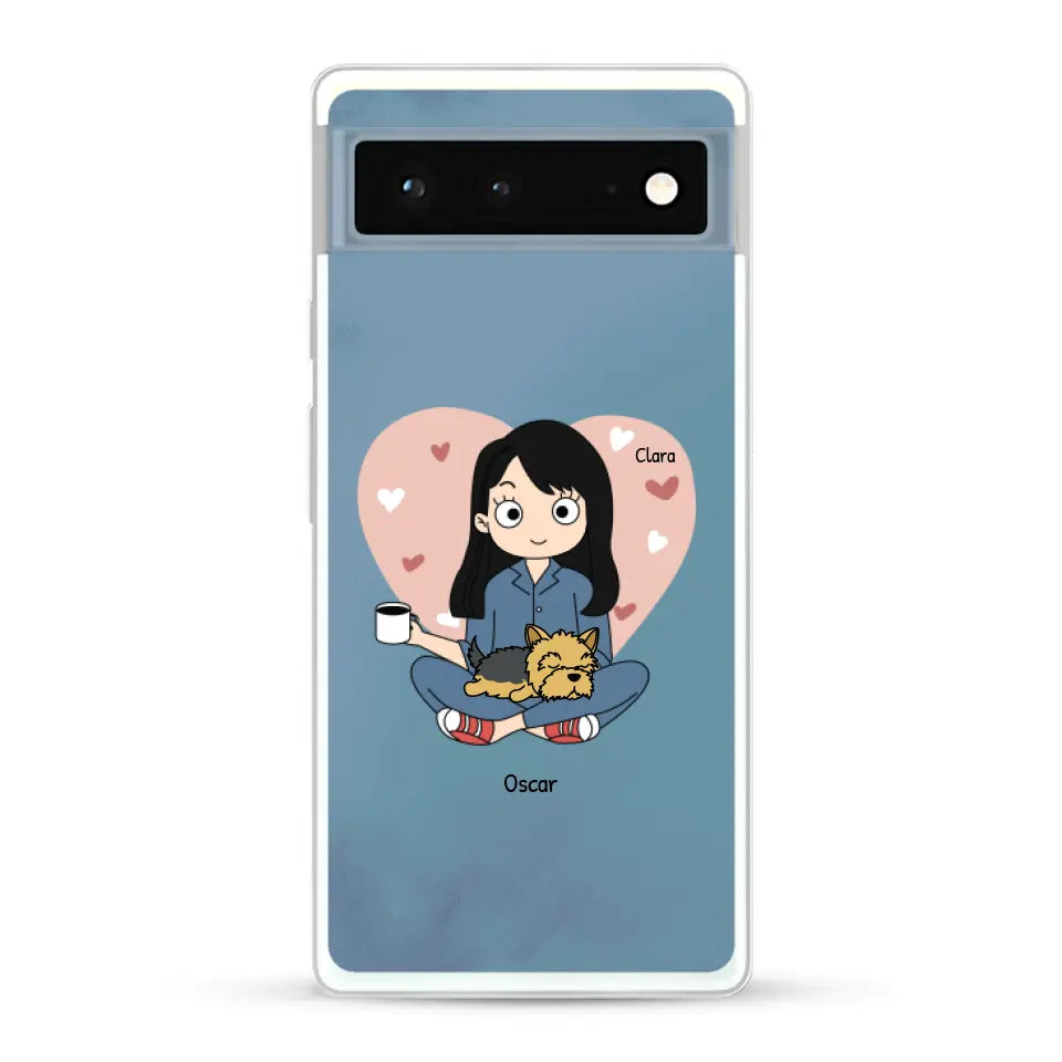 Maman chien BD - Coque de téléphone personnalisé