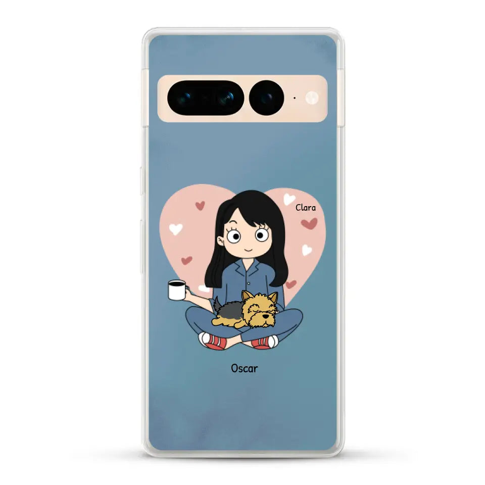 Maman chien BD - Coque de téléphone personnalisé