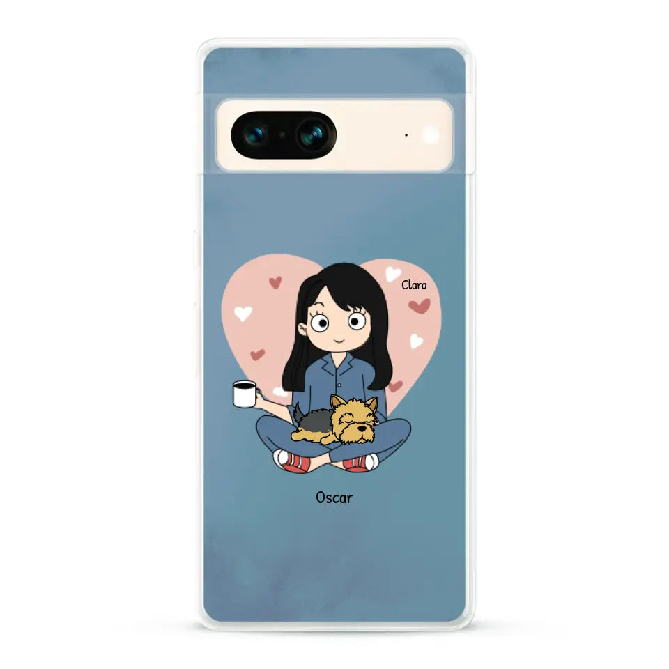 Maman chien BD - Coque de téléphone personnalisé