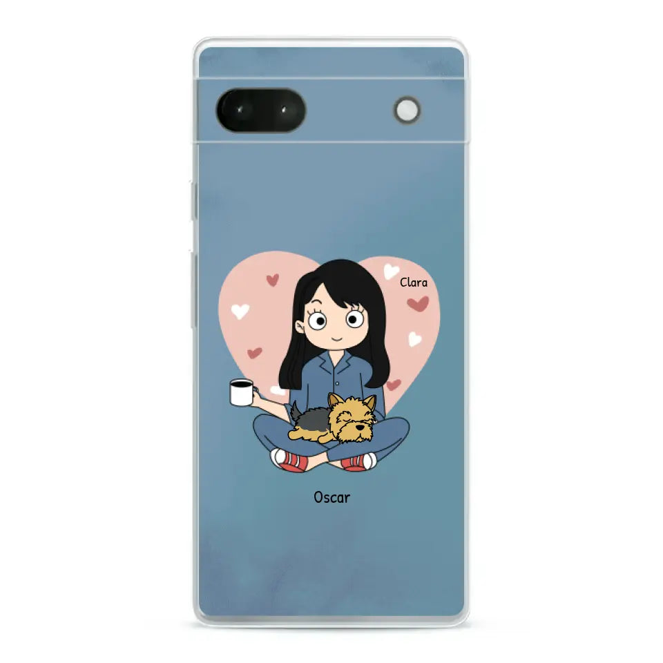 Maman chien BD - Coque de téléphone personnalisé