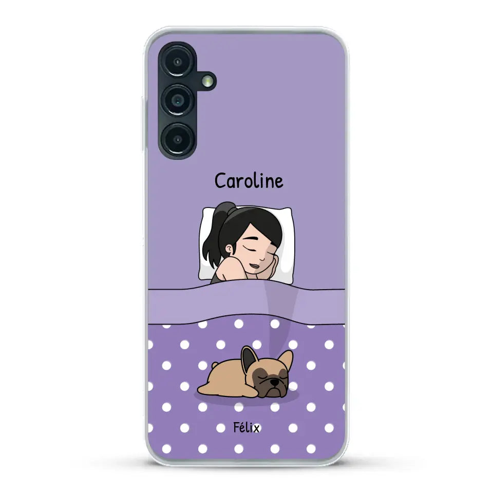 Câlins avec mes amis à poils - Coque de téléphone personnalisée