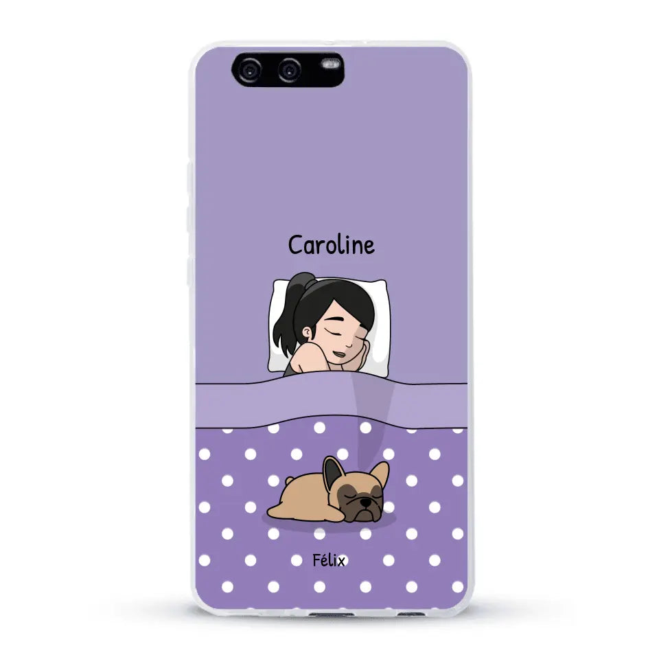 Câlins avec mes amis à poils - Coque de téléphone personnalisée