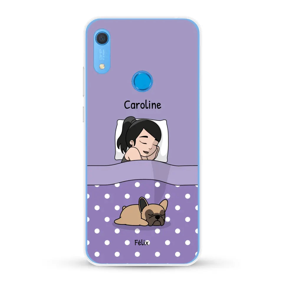 Câlins avec mes amis à poils - Coque de téléphone personnalisée