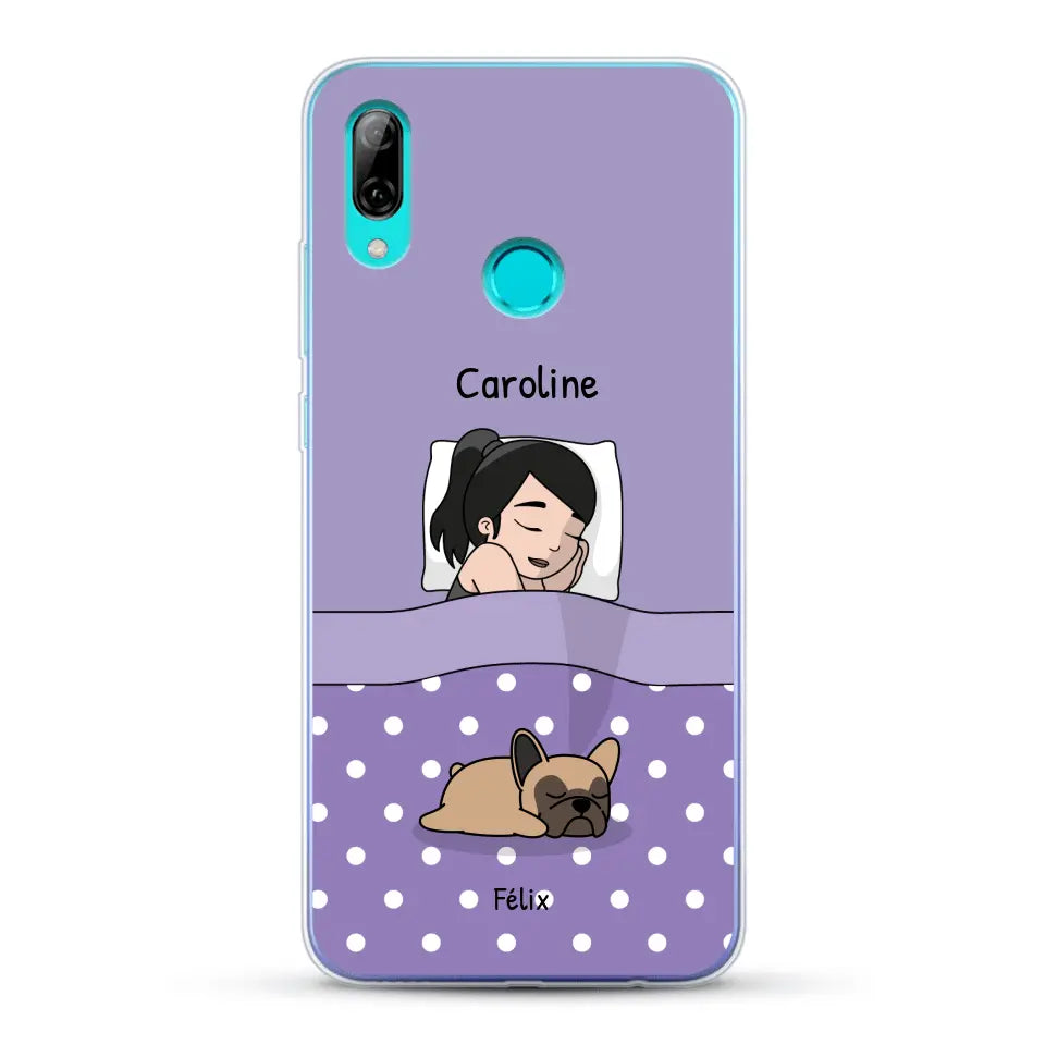 Câlins avec mes amis à poils - Coque de téléphone personnalisée