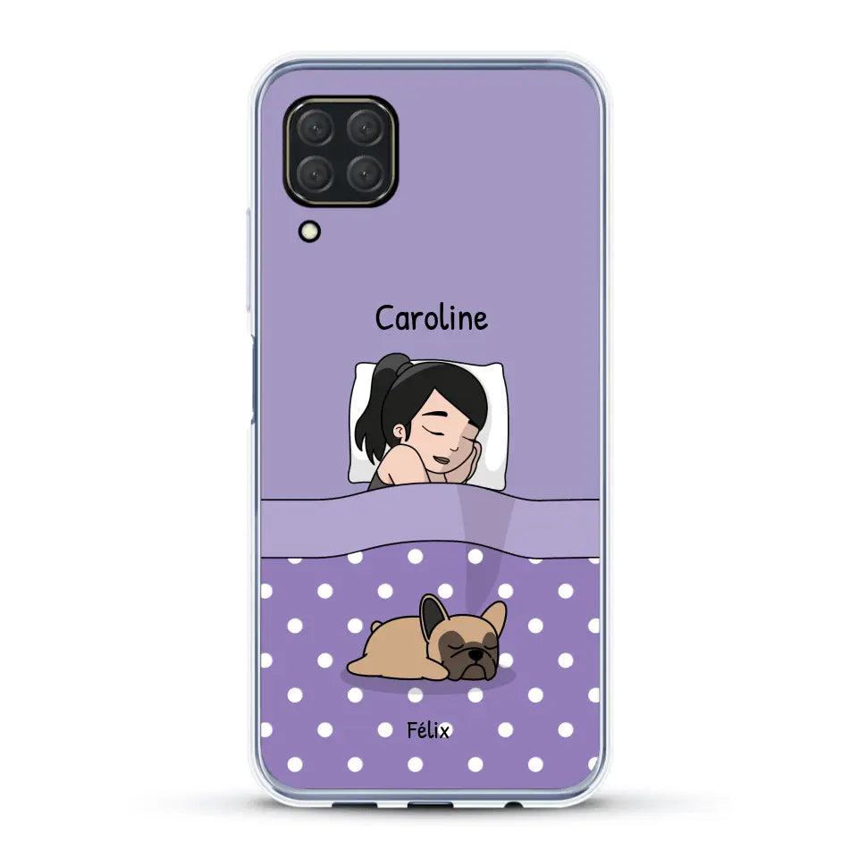 Câlins avec mes amis à poils - Coque de téléphone personnalisée