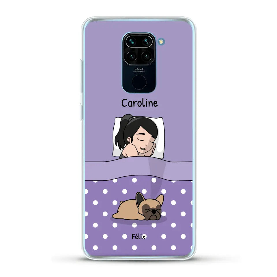 Câlins avec mes amis à poils - Coque de téléphone personnalisée